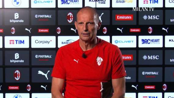 Allegri a Milan Tv: "Modulo? L'importante è che la squadra faccia una buona fase offensiva e difensiva"