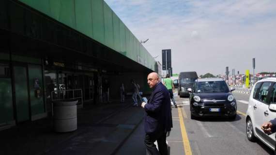 FOTO MN - Galliani a Linate: l’ad rossonero non ha rilasciato dichiarazioni