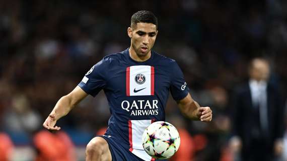 PSG-MIL (0-0). Primo giallo anche per il PSG: è ad Hakimi