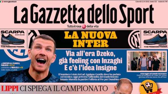 La Gazzetta in apertura: "Mosse Milan: Florenzi avanti piano, Castillejo al Getafe la chiave per Adli"