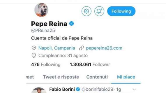 Reina flirta virtualmente con il Milan: i due like 'sospetti' del portiere spagnolo