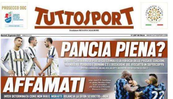 Tuttosport in prima pagina: "Vola il Milan di Ibra"