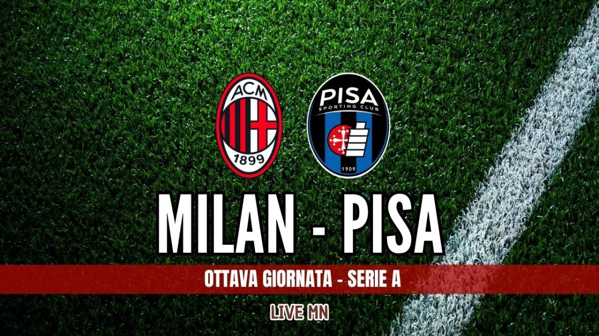 LIVE MN - Milan-Pisa (2-2): termina così a San Siro