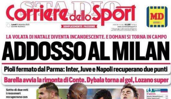 Il CorSport in prima pagina: "Addosso al Milan!"