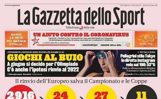 L'apertura della Gazzetta: "ViA libera"