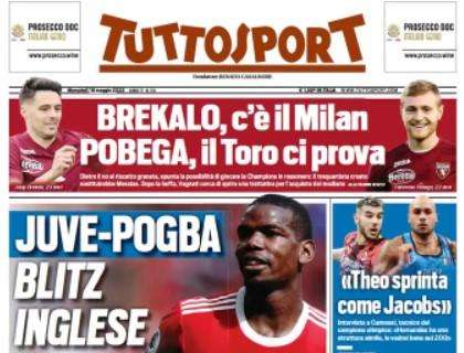 Tuttosport in prima pagina: "Brekalo, c'è il Milan. Pobega, il Toro ci prova"