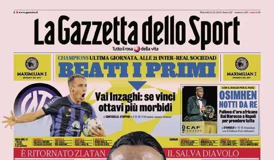 L'apertura della Gazzetta: "Ibra missione Milan"