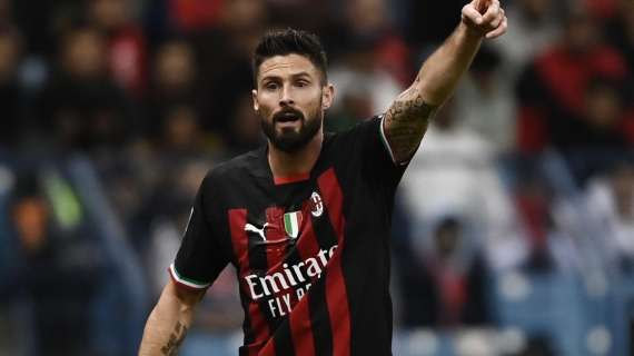 Giroud: "Ho voglia di rinnovare con il Milan, con la vittoria dello scudetto sono entrato nel cuore dei tifosi"