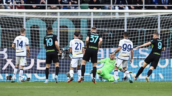 Serie A, l'Inter batte 2-0 il Verona e si porta a -1 dal Milan