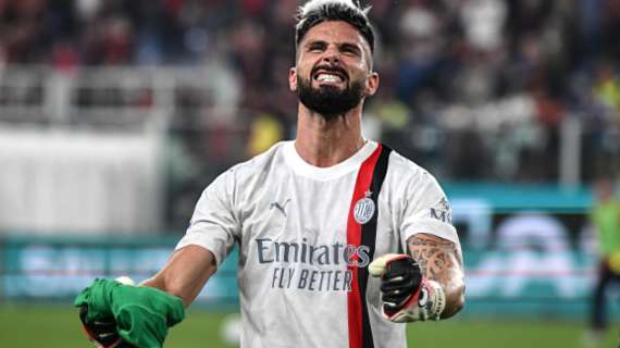 Il Milan celebra la parata di Giroud: è la cover del mese di ottobre