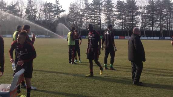 FOTO MN - Le foto di Mario Balotelli oggi a Milanello 