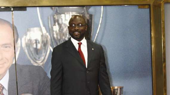 Gli auguri del Milan a Weah: “Lunga vita all’unico e solo Pallone d’Oro africano”