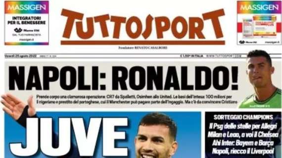 Tuttosport in prima pagina: "Milan e Leao, a voi il Chelsea"