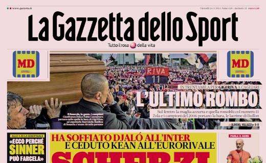 La Gazzetta in apertura: “Sacchi vota Pioli: ‘Milan, tienilo. L’Europa League è possibile'”