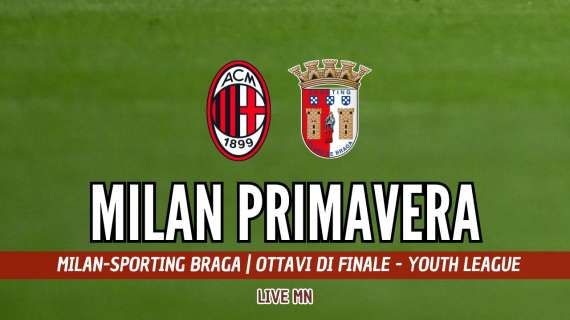 LIVE MN – Youth League, Milan-Braga (1-0): un legno per parte in avvio di ripresa