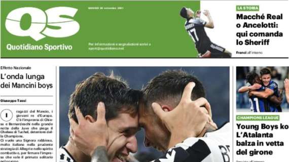 Il QS in prima pagina: "Milan, che rabbia"
