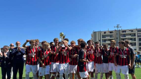 Giovanissimi U15, rossoneri vittoriosi nella Scudetto Cup: battuta la Juventus in finale