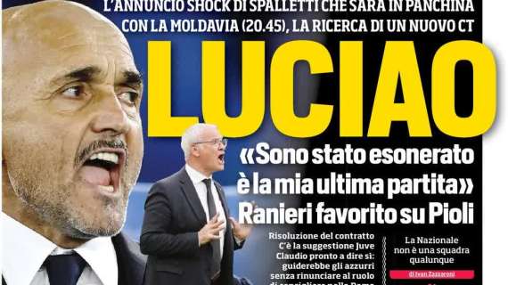 Italia, Spalletti esonerato: Ranieri favorito su Pioli per sostituirlo