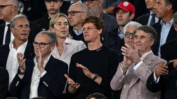 Il milanista Sinner presente all'Olimpico, come promesso