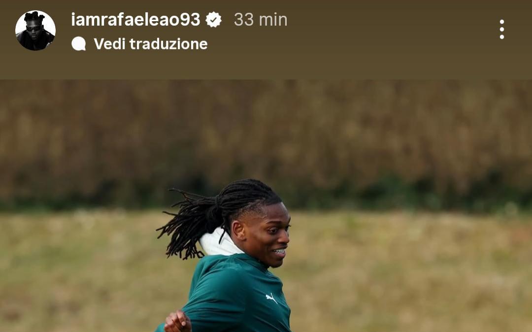 Leao aggiorna sulle sue condizioni: "Va molto meglio"