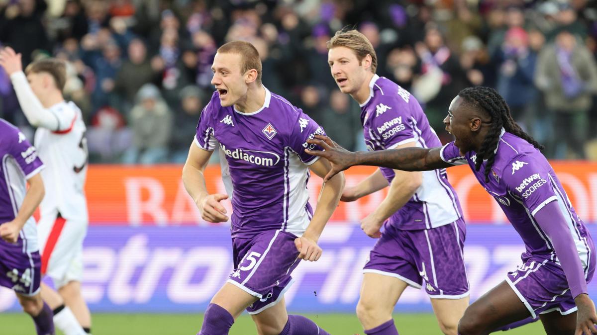 Il Milan lascia punti anche alla Fiorentina: non era mai successo quest'anno che i viola facessero tre risultati utili di fila