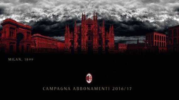 Milan, al via la campagna abbonamenti 2016/2017: prezzi e info