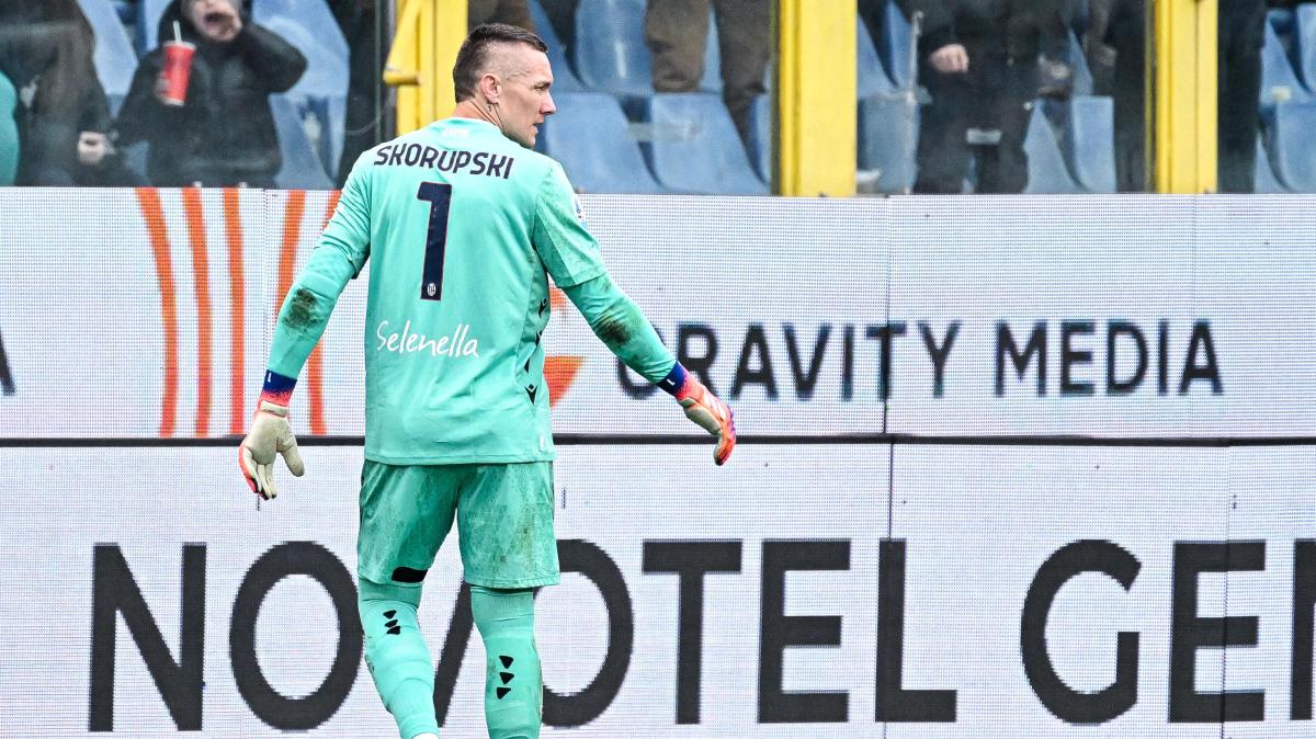 Serie A, una giornata di squalifica per Skorupski: salterà il Milan