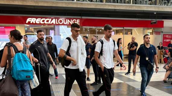 FOTO - Morata parte per Parma con la squadra nonostante l'infortunio