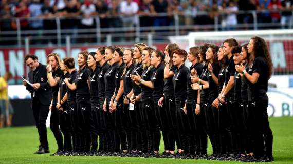 Il Milan dedica un messaggio alla formazione femminile: "Avete indossato questi colori con orgoglio e passione"