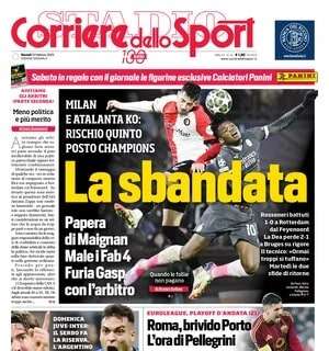 Il Feyenoord vince l'andata dei playoff. Il CorSport: "La sbandata" 