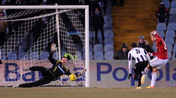 Verso Udinese-Milan: nel 2012 la prima rete rossonera di Maxi Lopez