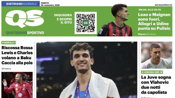 Il QS sul Milan: "Leao e Maignan sono fuori. Allegri a Udine punta su Pulisic"