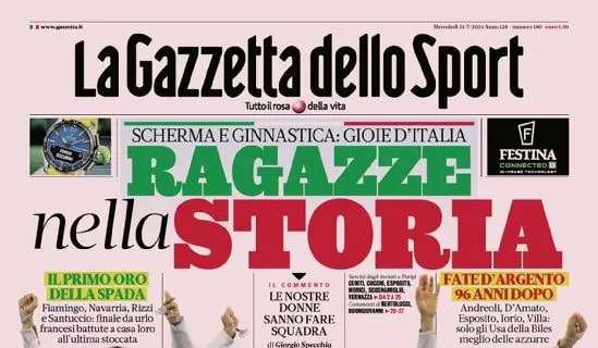 La Gazzetta in prima pagina: "Milan scatenato: arriva Emerson Royal"