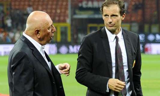 Galliani: "Allegri gode della totale fiducia del presidente e del sottoscritto"