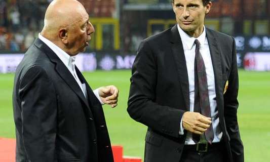 LIVE MN - Allegri: "Spero di avere Boa e Pato per l'Arsenal". Galliani: "Chiellini non mi è piaciuto su Ibra"