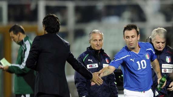 Prandelli e la convocazione di Cassano: "Glielo devo"