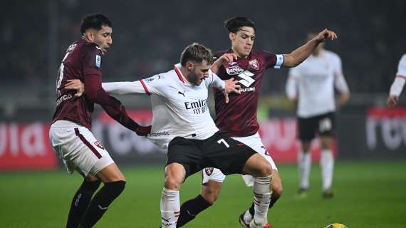 TOR-MIL (2-1): pareggia il Milan ma dura due minuti, la difesa dorme e Gineitis segna