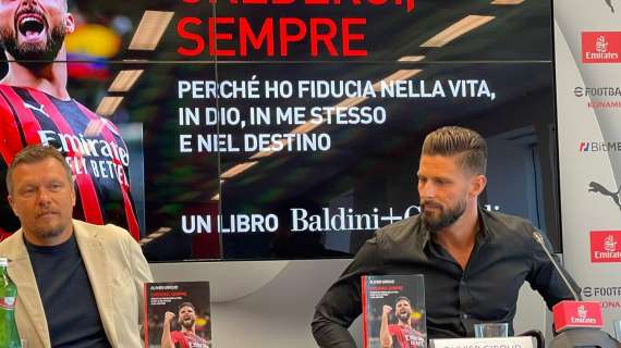 Giroud e il rapporto con Ibra: "Non gli ho detto subito che fossi un suo tifoso. Ora mi prende in giro"