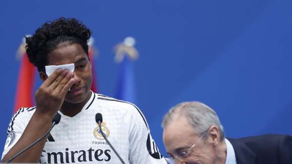 Endrick scoppia in lacrime al Bernabeu per la presentazione con il Real Madrid