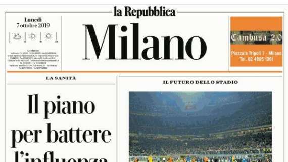 La Repubblica (ed. Milano) su San Siro: "Può esserci una terza via"