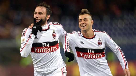 Il Milan e il "Goal of the Day": Pazzini infortunato centra l'incrocio dei pali a Marassi