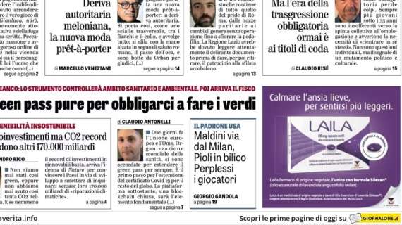 La Verità: "Maldini via dal Milan, Pioli in bilico. Perplessi i giocatori"