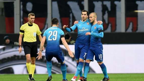 Milan-Arsenal 0-2: i Gunners vedono i quarti di Europa League