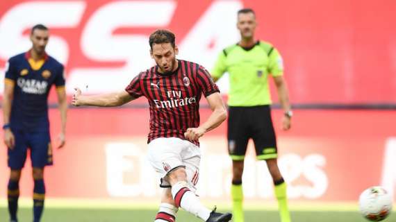 Tuttosport - Milan, sospiro di sollievo per Calhanoglu: oggi in gruppo, contro la Juve ci sarà