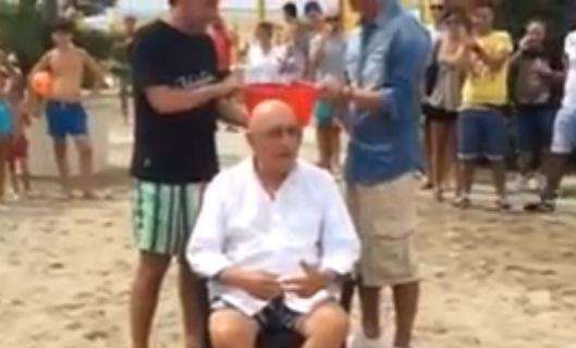 VIDEO MN - Galliani partecipa all'Ice Bucket Challenge da Forte dei Marmi: nominati Perez, Gil e Djokovic