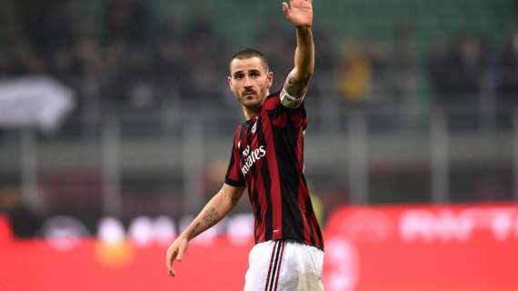 Gol Bonucci, il commento del Milan: "Il calcio dà e toglie"