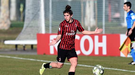 Femminile, Bergamaschi: "Giocare nel Milan è un grande onore, vogliamo la finale di Coppa Italia"