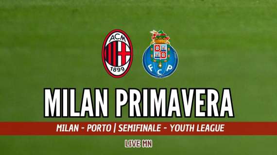 LIVE MN – Youth League, Porto-Milan (1-1): il Porto spinge, Milan in apnea
