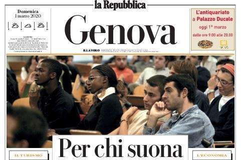 La Repubblica: "Niente sfida al Milan, il Genoa resta a casa"
