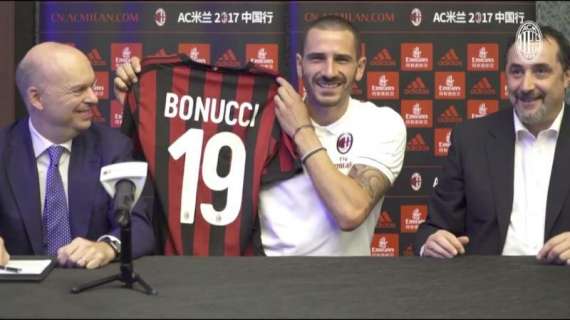 Gentile: “La difesa a tre sarà il marchio del nuovo Milan, Bonucci sarà il secondo regista della squadra dopo Biglia”
